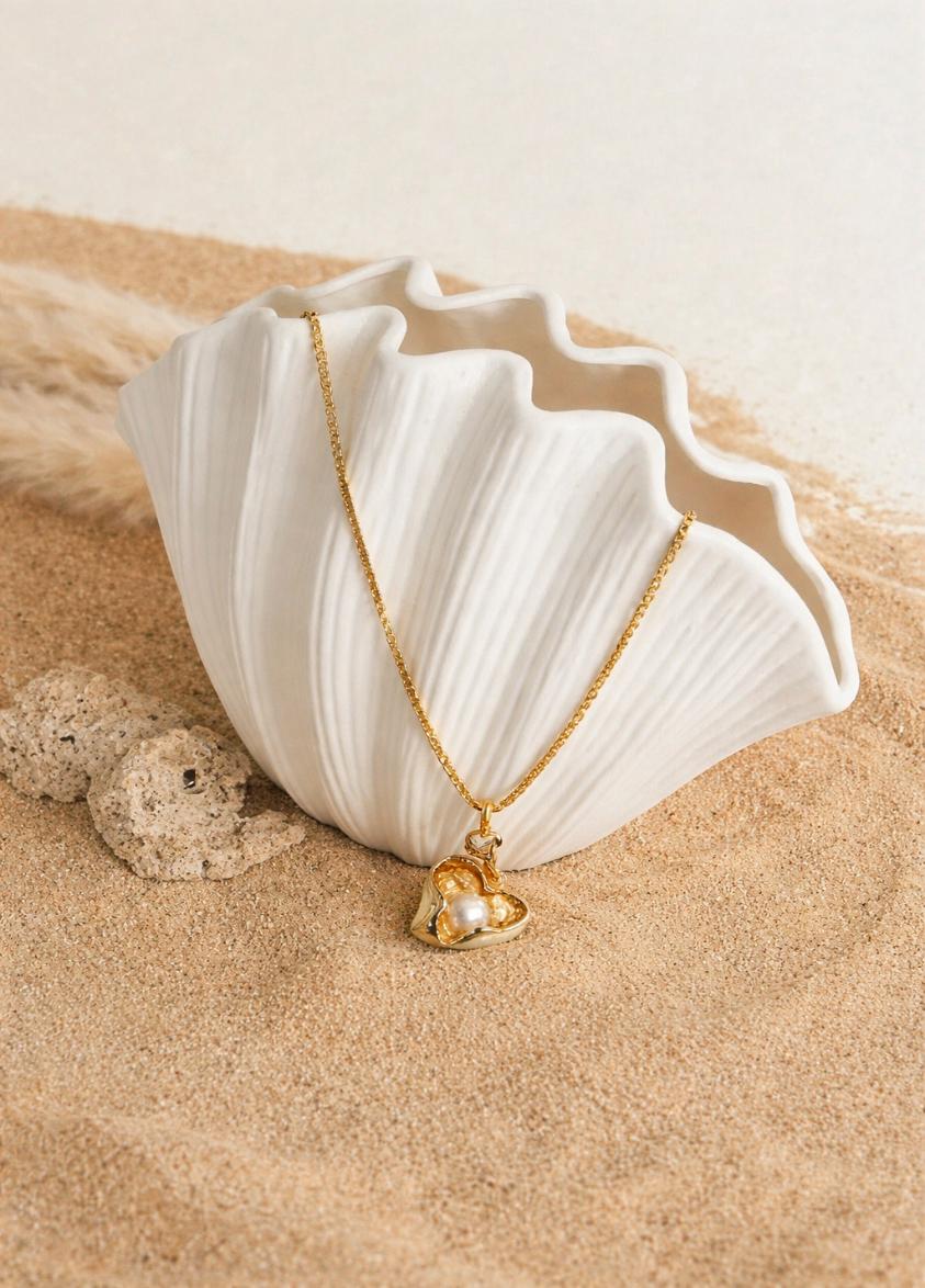 Pearl Heart Necklace