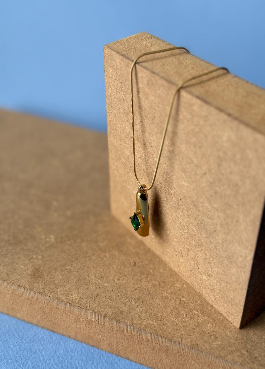 Moss Drop Necklace