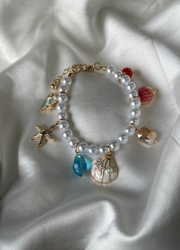 Ocean Whisper Charm Bracelet