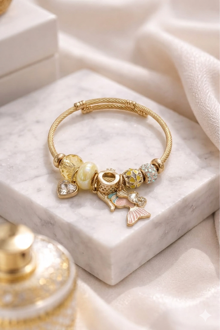 Siren's Song Charm Bangle