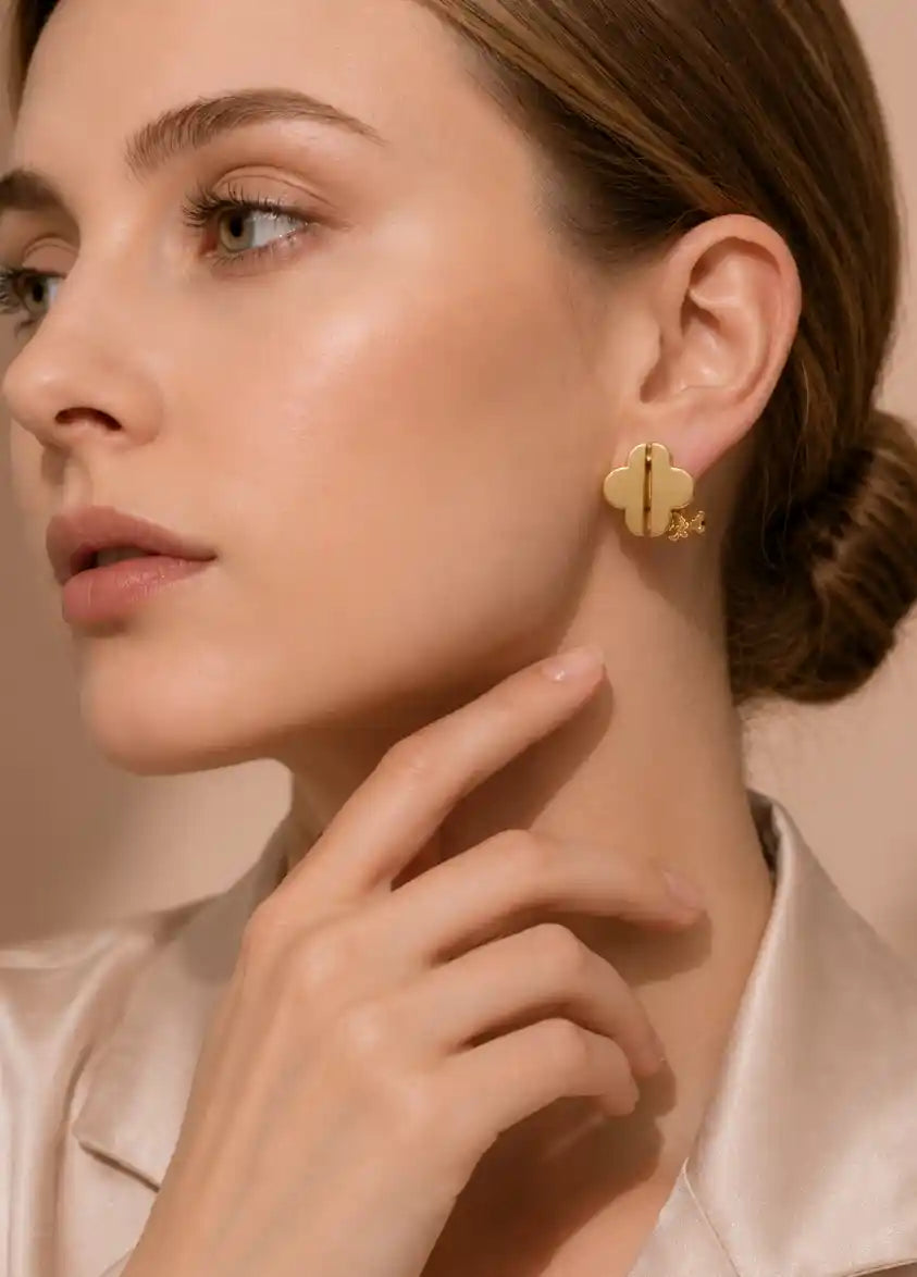 Sculptural Wing Studs