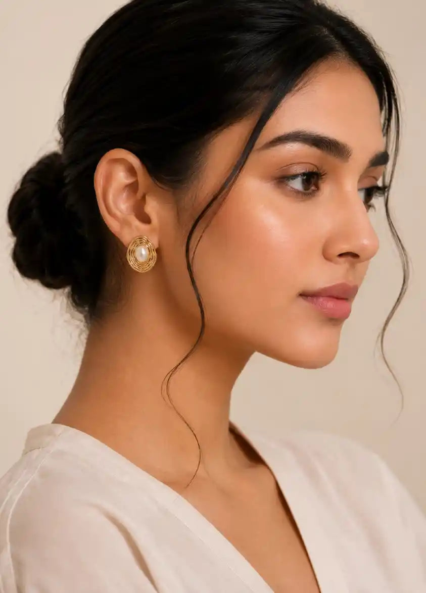 Halo & Dewdrop Earrings