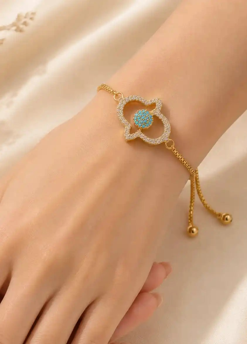 Hamsa Hand Bracelet ( Emotional Lens: Safety, Quiet Assurance)