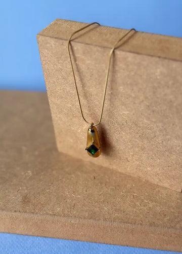 Moss Drop Necklace